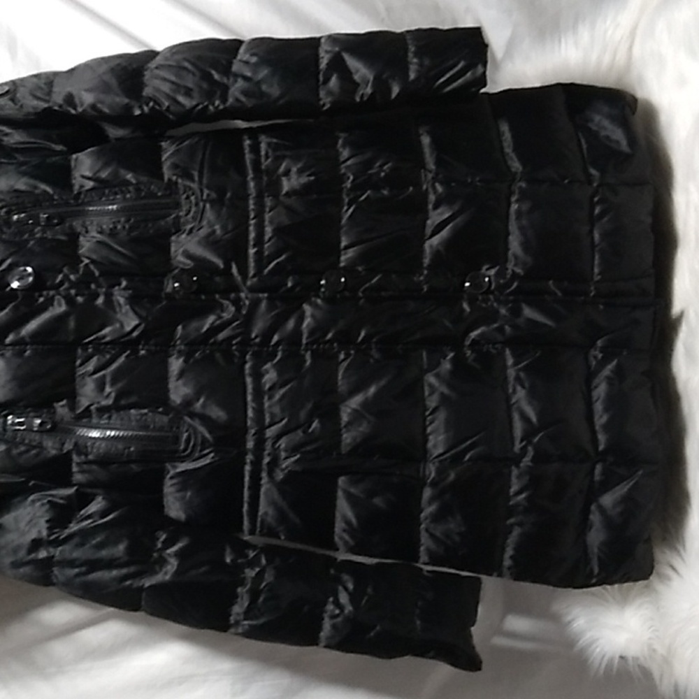 SALE! Steven By Steve Madden Coat W Faux Fur Removable Hood Sz.M (BX12) - Picture 3 of 16